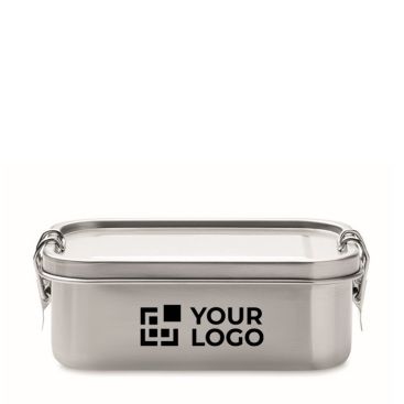 Lunch box publicitaire avec un style rétro avec zone d'impression