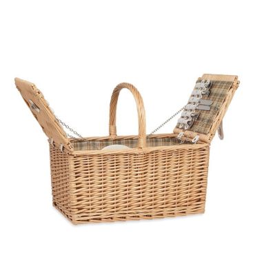 Panier set pique-nique personnalisable pour 4 personnes Ciutadella