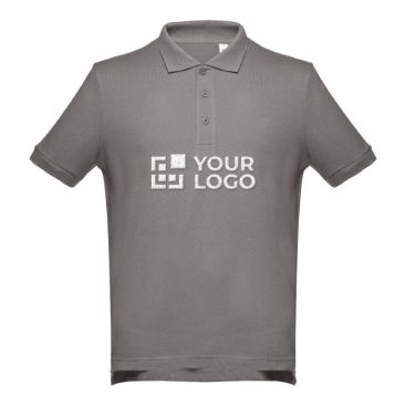 Polo floqué pas cher 195 g/m2 avec zone d'impression