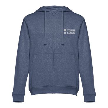 Veste à capuche personnalisable 320 g/m2 avec zone d'impression