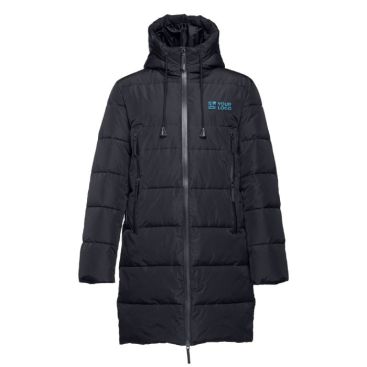 Longue doudoune personnalisable couleur noir
