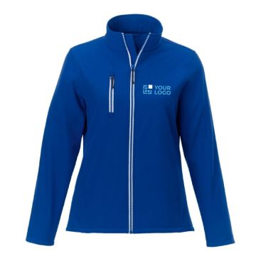 Veste personnalisée soft Shell femme 250 g/m2 couleur bleu