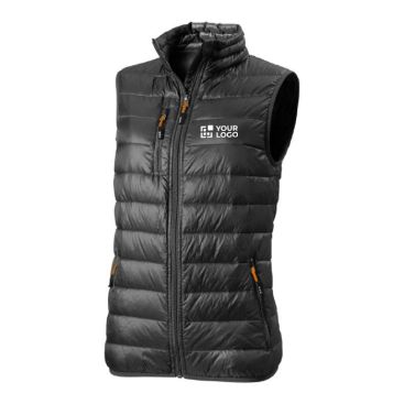 Veste duvet sans manche publicitaire avec zone impression