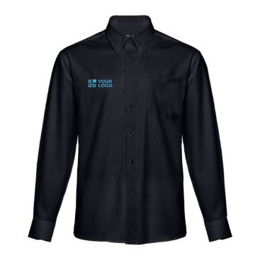 Élégante chemise personnalisable 130 g/m2 avec zone d'impression