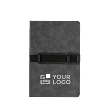 Carnet avec porte téléphone et stylo avec zone d'impression