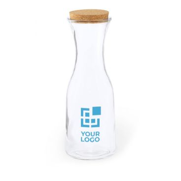 Bouteille personnalisable de table de 1L couleur transparent