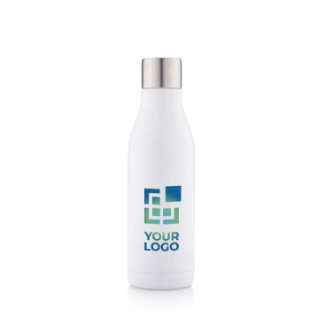 Gourde avec stérilisateur nettoyant UV avec zone d'impression