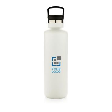 Bouteille avec filtre dans le bouchon avec zone d'impression