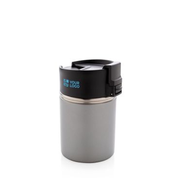 Petit mug isotherme personnalisable couleur noir