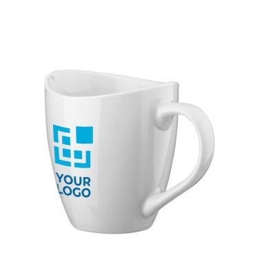 Tasse personnalisable avec design moderne couleur blanc