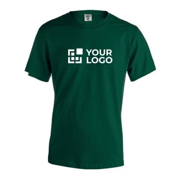 Tee shirt personnalisé pour adultes 150 g/m2 couleur vert foncé