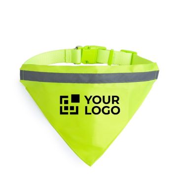 Collier bandana pour chien réfléchissant avec logo imprimable Trevor