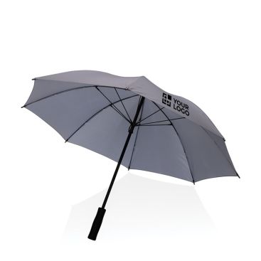 Parapluie tempête publicitaire avec zone d'impression