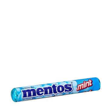 Mentos personnalisable saveur menthe avec zone d'impression