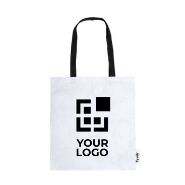 Sac cordon Tyvek personnalisable vue avec zone d'impression