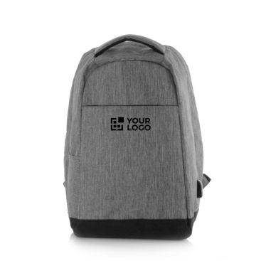 Sac à dos antivol pour ordinateur avec zone d'impression