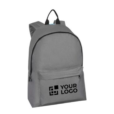 Sac à dos en polyester recyclé avec zone d'impression