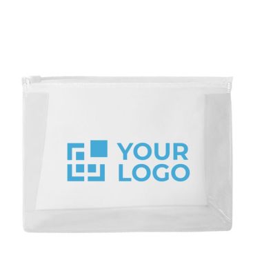 Trousse de toilette publicitaire translucide couleur transparent