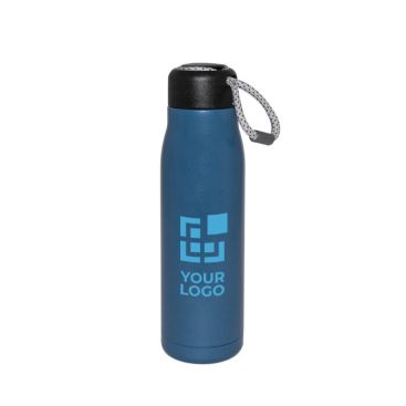 Bouteille avec fonction thermos et poignée avec zone d'impression