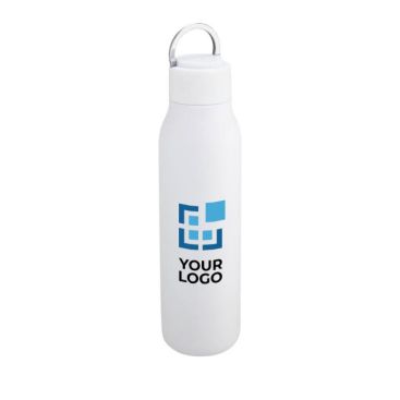 Bouteille isotherme en acier inoxydable avec zone d'impression