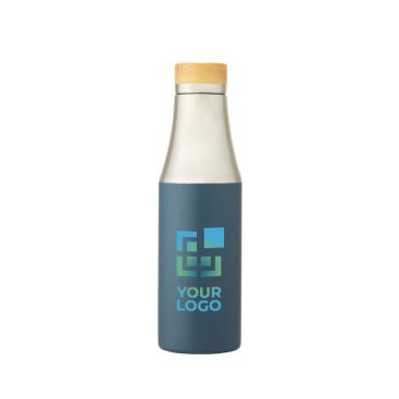Bouteille isotherme au design élégant avec zone d'impression