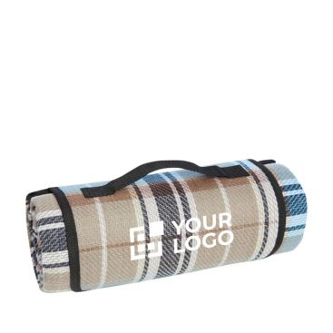 Plaid personnalisé imperméable 140 g/m2 vue avec zone d'impression