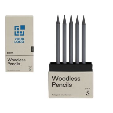 Lot de crayons promotionnels en graphite avec zone d'impression