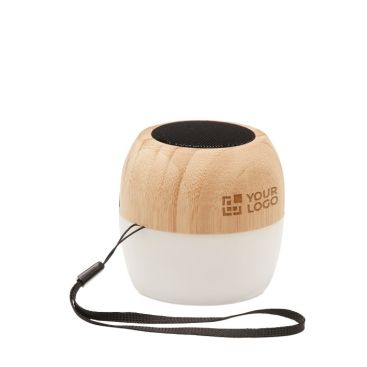 Enceinte avec lumière et sangle de transport