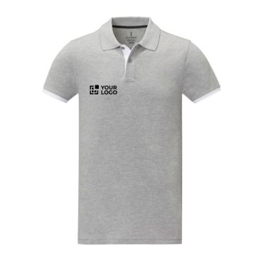 Polo en deux tons coton 200 g/m2 avec zone d'impression