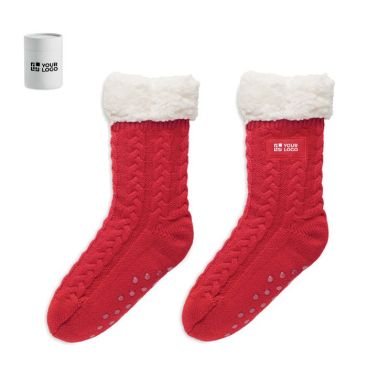 Chaussettes antidérapantes style Noël