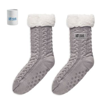 Chaussettes avec points antidérapants