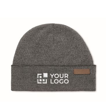 Bonnet double face personnalisable avec zone d'impression