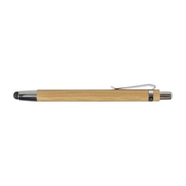 Stylo avec finition argentée et pointeur tactile