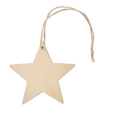 Pendentif étoile de Noël pour entreprise