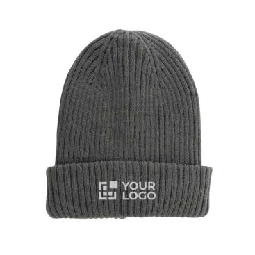 Bonnet d'hiver fabriqué en matériaux durables avec zone d'impression