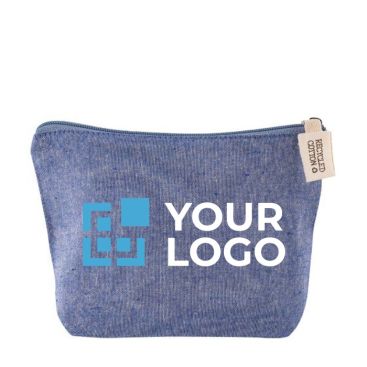 Trousse de toilette publicitaire en coton recyclé 140 g/m² Tetiaroa