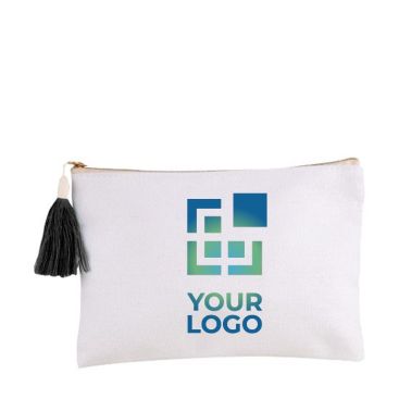 Trousse de toilette en coton 100% 340 g/m2 avec zone d'impression
