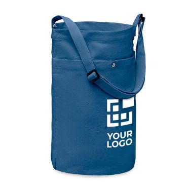 Sac bandoulière couleur 270 g/m2 avec zone d'impression