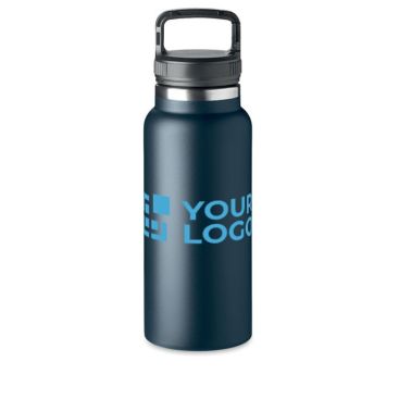 Grande Gourde en acier inoxydable thermos avec zone d'impression