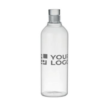Bouteille en verre borosilicate grande