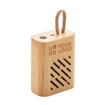Haut-parleur compact Bluetooth 5.0 bambou