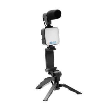 Kit trépied avec microphone et lampe 