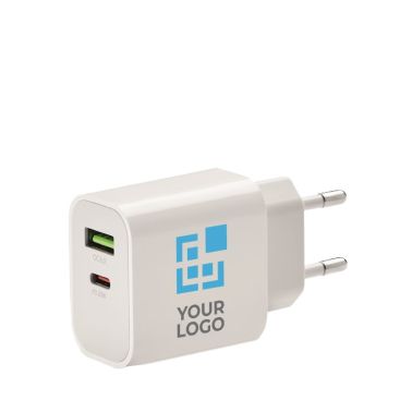 Prise UE à 2 connexions type A et C et charge rapide UE Port
