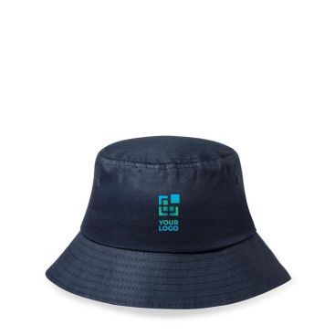 Bonnet bob en coton recyclé avec zone d'impression
