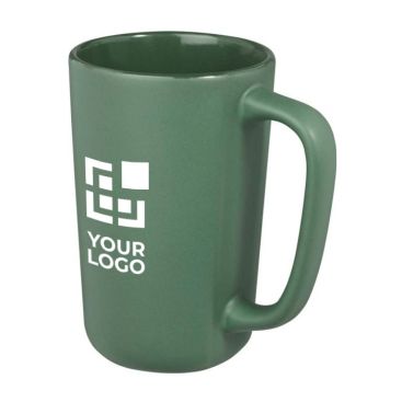 Grand mug en céramique avec finition mate