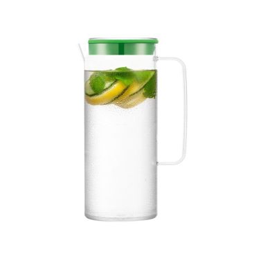 Grande cruche en plastique avec couvercle
