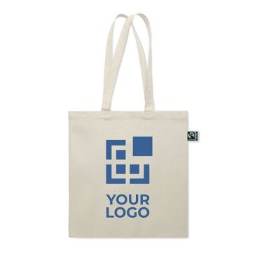 Sac personnalisable en coton équitable 180 g/m2 Thin FairTrade