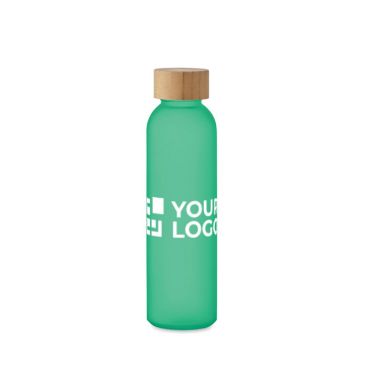 Gourde personnalisée en verre colorée 500ml Crystal Resistant