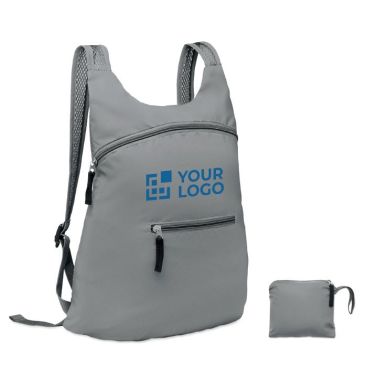 Sac à dos de sport pliable réfléchissant avec poignées amovibles