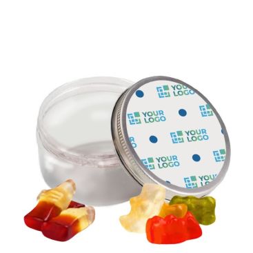 Friandise publicitaire HARIBO dans un pot écologique de 70g